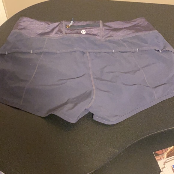 Purple lululemon shorts - Picture 2 of 3
